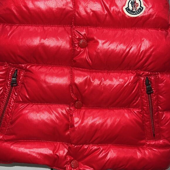 MONCLER UNISEX KIDS BERNARD GILET RED VEST LIKE NEW 2Y - Picture 6 of 15